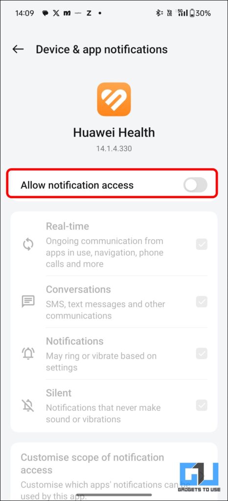 [FIXED] Can’t Enable Notifications for Huawei Health App Restricted ...