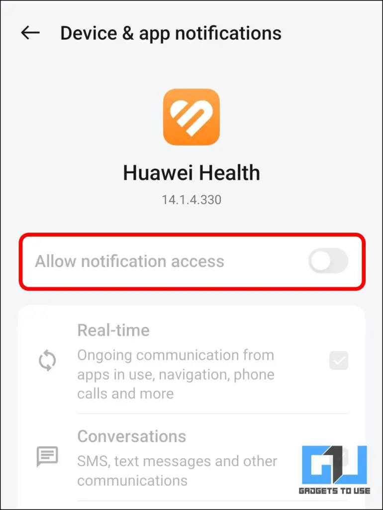 [FIXED] Can’t Enable Notifications for Huawei Health App Restricted ...