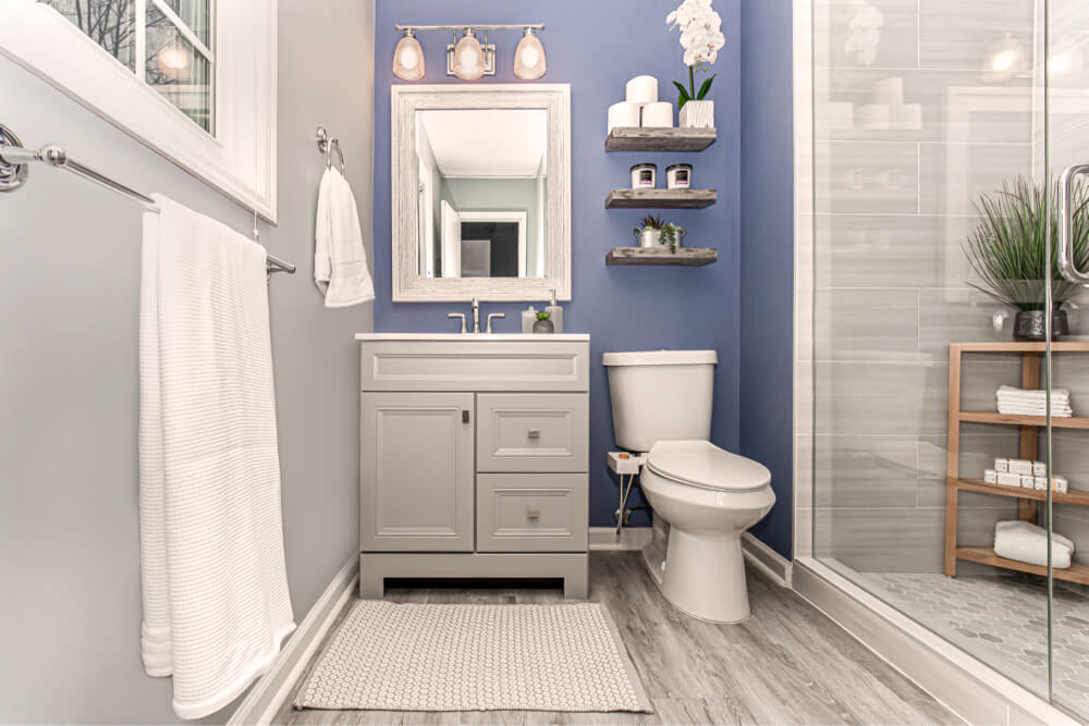 bathroom remodel Atlanta with walk in shower