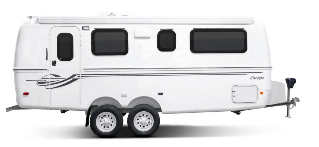 Escape 23 First Edition lightweight travel trailer.
photo: Escape Trailers