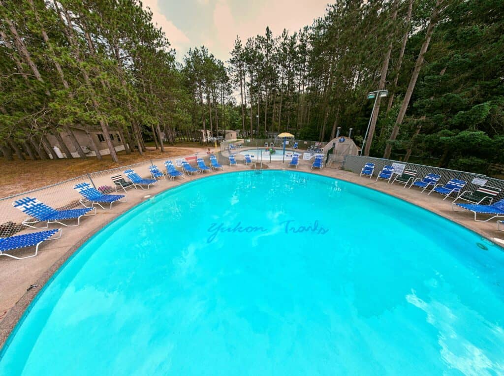 The pool at Yukon Trails is clean, clear, and ready for summer fun.